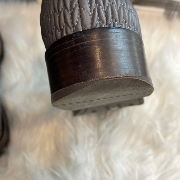 COLE HAAN GRAND OS GRAY LEATHER BOOTIES SIZE 7 - Picture 9 of 9